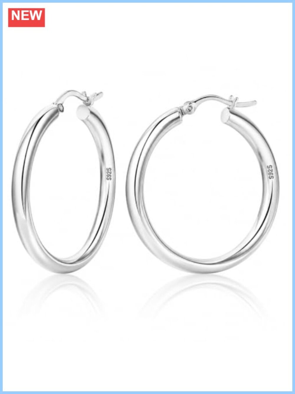 925 Sterling Silver Earrings for Women Hypoallergenic Lightweight Everyday Gift